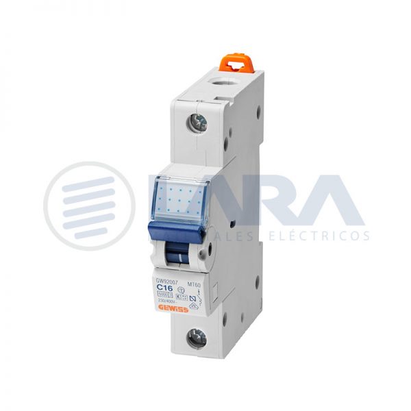 INTERRUPTOR AUTOMÁTICO 1P 6-10kA CURVA C MT60
