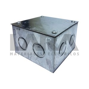 CAJA DE DISTRIBUCIÓN METÁLICA 100X100X65MM