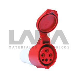ENCHUFE INDUSTRIAL IP44 HEMBRA VOLANTE 380V 32A 3P+T+N
