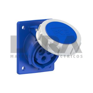 ENCHUFE INDUSTRIAL IP67 HEMBRA EMBUTIDO 220V 16A 2P+T
