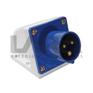 ENCHUFE INDUSTRIAL IP44 MACHO SOBREPUESTO 220V 16A 2P+T