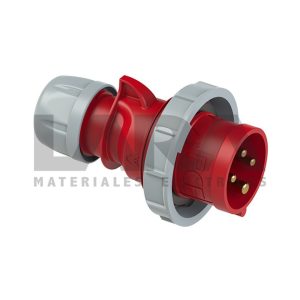 ENCHUFE INDUSTRIAL IP67 MACHO VOLANTE 380V 63A 3P+T+N