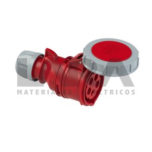 ENCHUFE INDUSTRIAL IP67 HEMBRA VOLANTE 380V 63A 3P+T+N