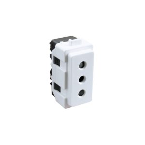 MÓDULO TOMA 2P+T 10A BLANCO GENESIS