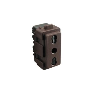 MÓDULO TOMA 2P+T 10/16A CAFÉ GENESIS